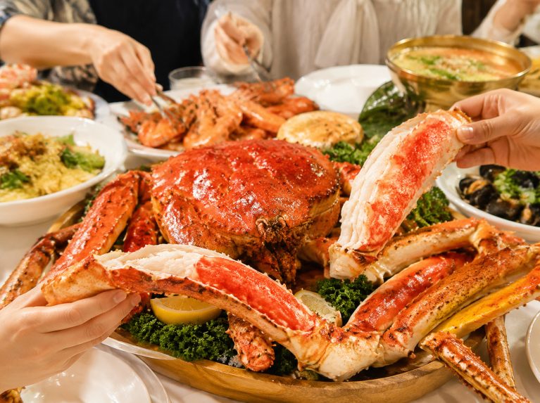 康巴什区深海大板蟹特色团购套餐